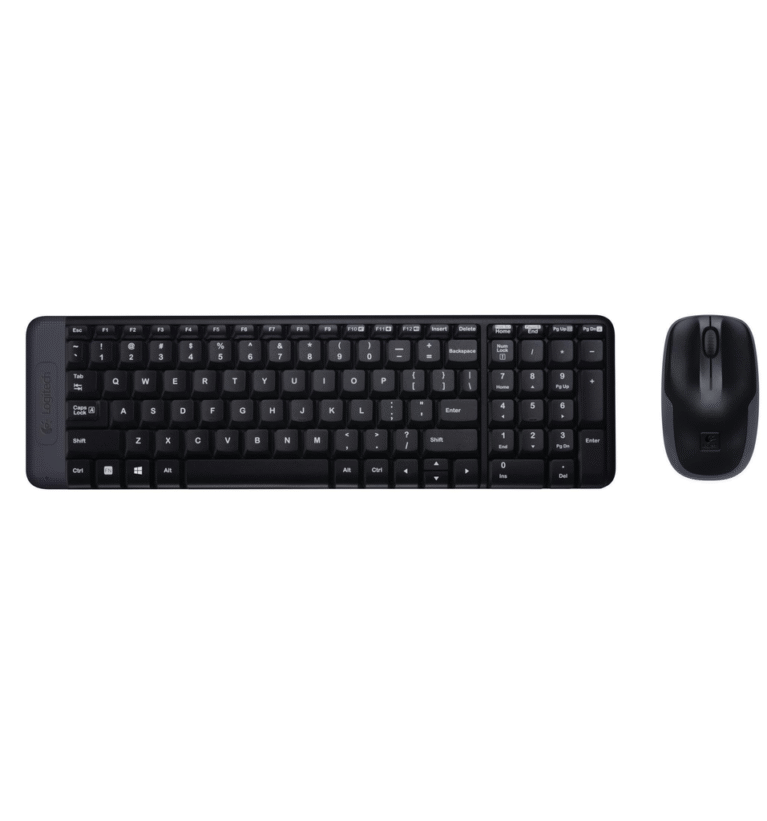 Logitech Wireless Keyboard Mouse Combo Black