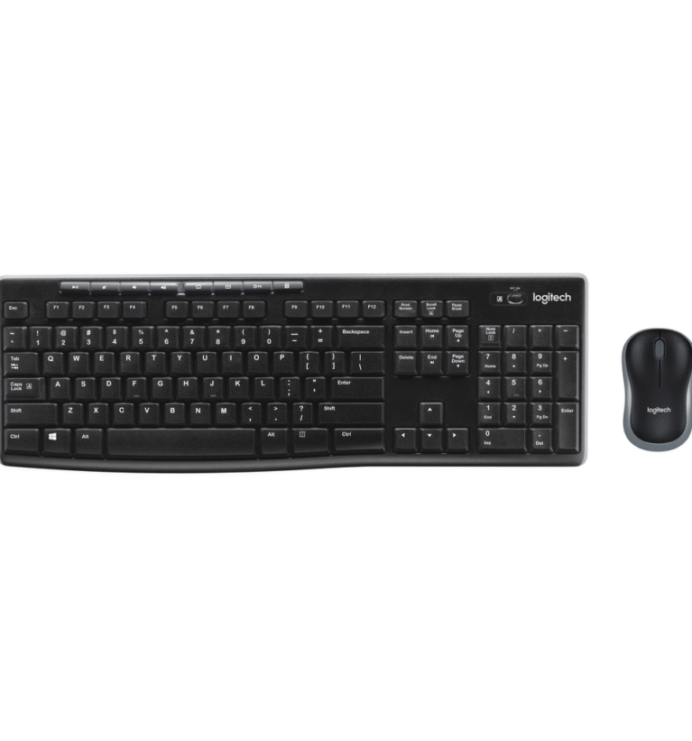 Logitech Wireless Keyboard Mouse Combo Black