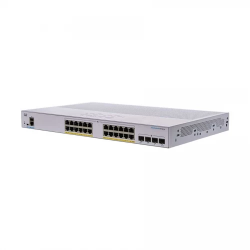 Cisco Business CBS350-24P-4G Managed PoE Switch (24x GbE, 4x SFP)